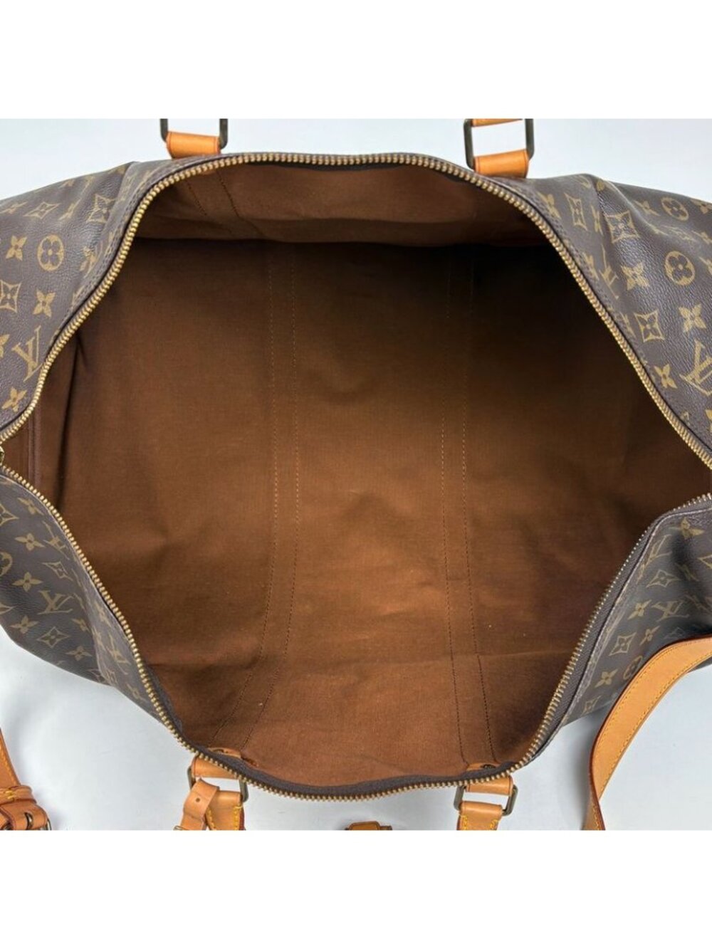 Louis Vuitton Keepall Bandouliere 60 Travel Business Trip Boston Bag Monogram - Picture 8 of 8